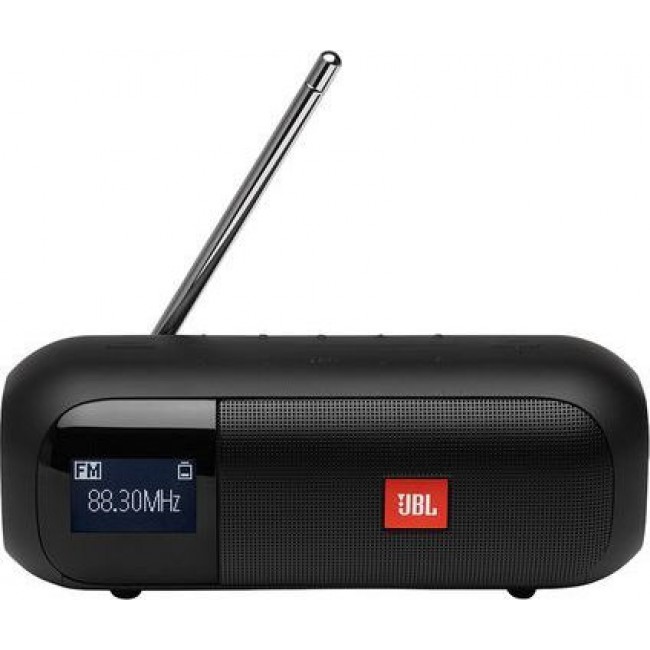 JBL Tuner 2 IPX7 Black  Bluetooth ηχείο με ραδιόφωνο Μαύρο (JBLTUNER2BLK)
