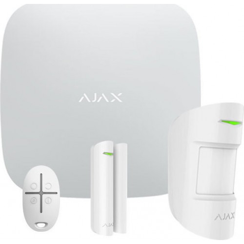 Ajax Systems  StarterKit Λευκό Ασύρματο Σύστημα Συναγερμού WiFi 