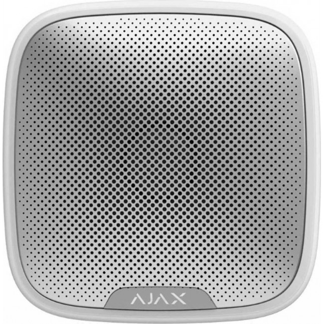 Ajax Systems Λευκή Εξωτερική Ασύρματη Σειρήνα