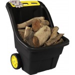 Keter Super Pro Μαύρο Πλαστικό Kαρότσι Μεταφοράς 150lt (229112) 