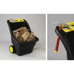 Keter Super Pro Μαύρο Πλαστικό Kαρότσι Μεταφοράς 150lt (229112) 