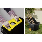 Keter Super Pro Μαύρο Πλαστικό Kαρότσι Μεταφοράς 150lt (229112) 