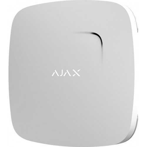 Ajax Systems Λευκός Ανιχνευτής Καπνού Smart Mε Αισθητήρα Θερµοκρασίας  FireProtect