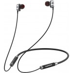 Lenovo HE08 Black Wireless In-Ear Bluetooth Earphone Double Coil