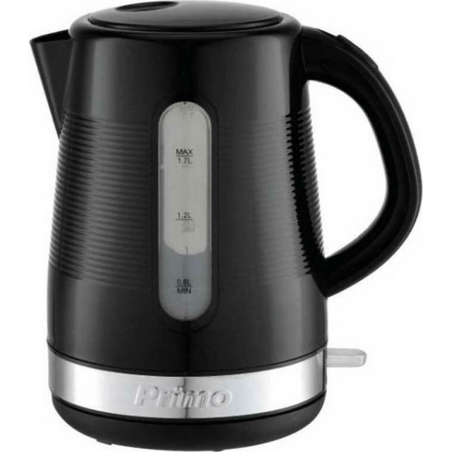 Primo PRCK-40304 Μαύρος-Inox Βραστήρας 1.7lt 2200W  