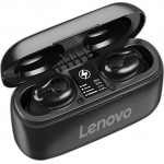 Lenovo HT18 Black Wireless Earbuds In-Ear Bluetooth Handsfree