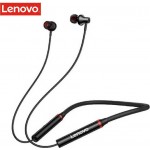 Lenovo HE08 Black Wireless In-Ear Bluetooth Earphone Double Coil