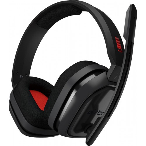 Astro A10 Black/Red Over Ear Gaming Headset (939-001530)