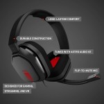 Astro A10 Black/Red Over Ear Gaming Headset (939-001530)