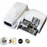 Televes 560601 Picokom AGC 5G LTE UHF/VHF/SAT 2out Ενισχυτής Γραμμής (NV23PICO)