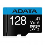 Adata 128GB MicroSDXC Card - Class 10 UHS-I with Adapter  (AUSDX128GUICL10A1-RA1)