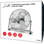 Life Meltemi Επιδαπέδιος Ανεμιστήρας 40cm 100Watt    (FF-001)