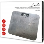 Life Ηλεκτρονική Ζυγαριά Μπάνιου Mε 'Eνδειξη Θερμοκρασίας Χώρου    (BSC-001)