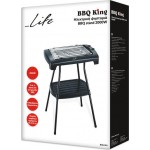 Life BBQ King Barbeque Ηλεκτρική Ψησταριά Σχάρας 2000W με Ρυθμιζόμενο Θερμοστάτη   (221-0137)