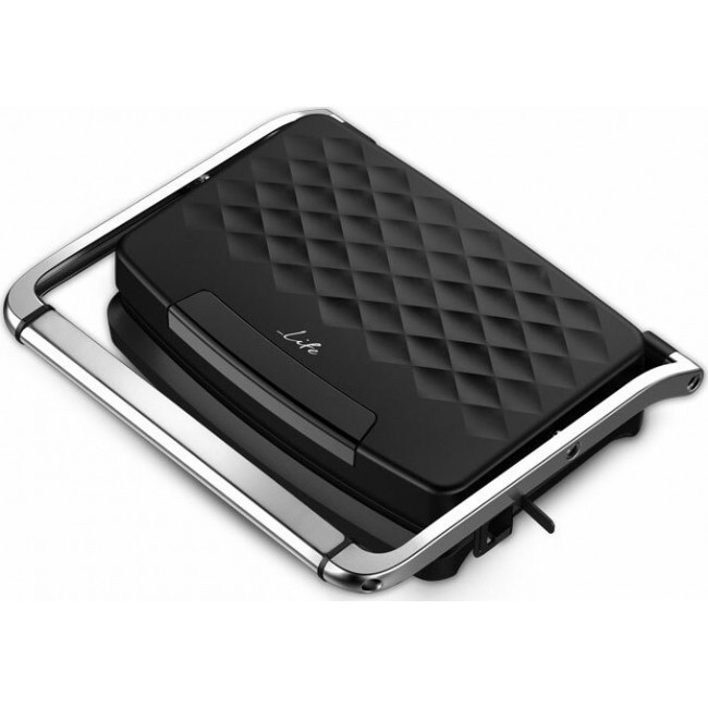 Life Diamond Τοστιέρα Mε Aντικολλητικές Grill Πλάκες 750W   (221-0175)