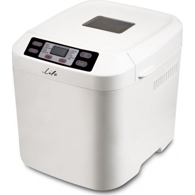 Life Artos Αυτόματος Αρτοπαρασκευαστής 12 Προγραμμάτων 550W    (221-0200)