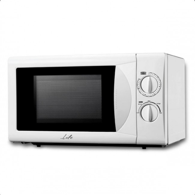 Life Microwave Oven Λευκός Φούρνος Mικροκυμάτων 20L 700W    (221-0159)