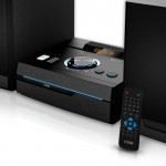 Nod STAGE Mini Hi-Fi System with CD USB Bluetooth FM and blue LED 50W  (141-0117)