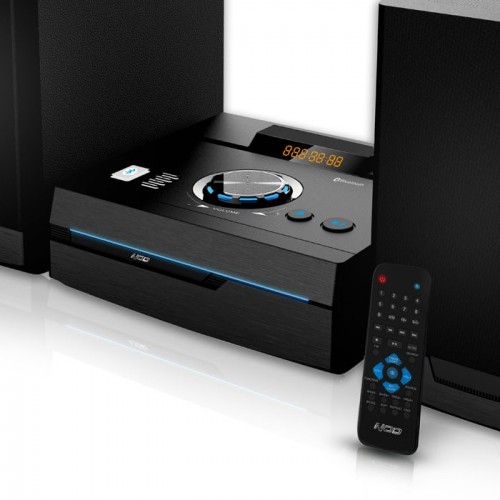 Nod STAGE Mini Hi-Fi System with CD USB Bluetooth FM and blue LED 50W  (141-0117)