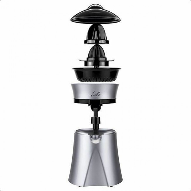 Life Vitamin Citrus Juicer Ηλεκτρικός στίφτης 40W Silver Color (221-0158)