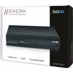 Sonora DVB T2-001 Επίγειος ψηφιακός δέκτης MPEG-4 υψηλής ευκρίνειας FHD (230-0001)