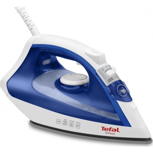 Tefal Virtuo FV1711 White / Velvet Blue Σίδερο Ατμού 1800W ( FV1711E0)