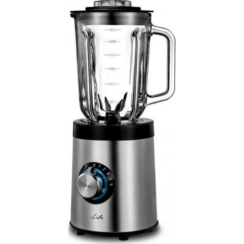 Life Veloce Table Blender 800W Μπλέντερ με γυάλινη κανάτα 1.5L  (221-0199)