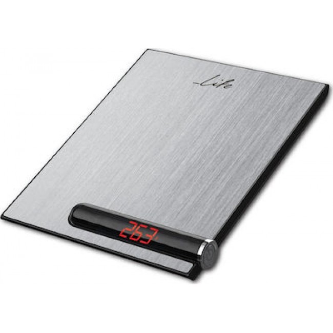 Life Libra KSC-001 3D Ψηφιακή Ζυγαριά Κουζίνας inox 5kg , Μήκος 197 Πλάτος 230 Ύψος 32  (221-0074)