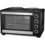 Life Kouzinaki 382, 38L  Ηλεκτρικό Φουρνάκι  με 2 εστίες (15.4cm και 18.7cm), ισχύς 1600W  (221-0162)