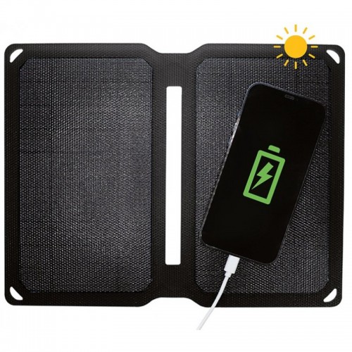 4smarts Foldable Solar Flex Panel PowerBank 10W Version01 Black With USB-A Connector   (468578)