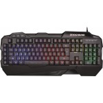 Zeroground Ενσύρματο Πληκτρολόγιο HANZO Premium Gaming Keyboard RGB Lightning KB-2500G
