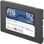 Patriot P210 SSD 512GB 2.5-Inch, SATA3, 500MBps (Read)/400MBps   (P210S512G25)
