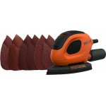 Black & Decker BEW230 Παλμικό Ηλεκτρικό Τριβείο Mouse 55W με 6 Φύλλα Λείανσης