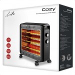 Life Cozy Quartz Heater 2200W με Θερμοστάτη Μήκος 540 Πλάτος180 Ύψος 580 (221-0193)