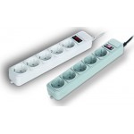 GEMBIRD SPG3-B-6C POWER CUBE SURGE PROTECTOR 5 SOCKETS 1.8M WHITE ΜΕ ΔΙΑΚΟΠΤΗ