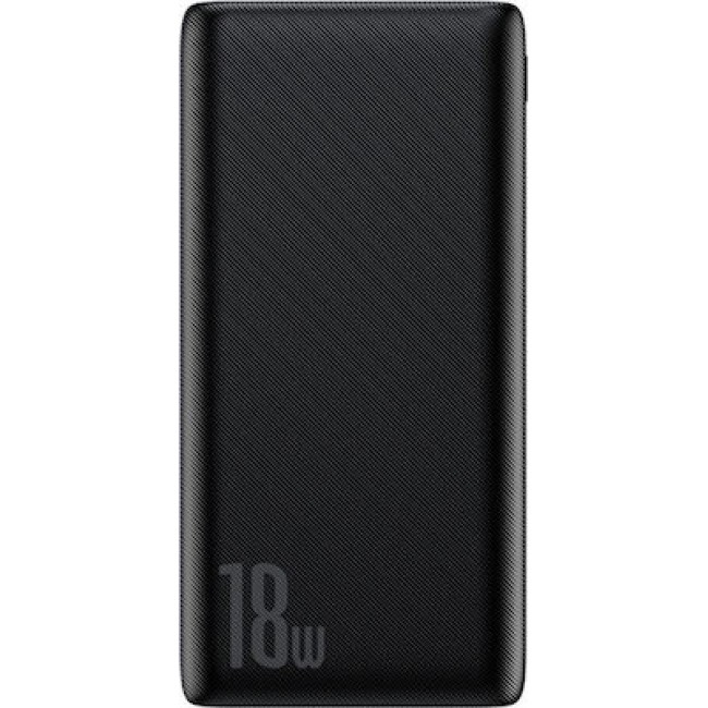Baseus Powerbank PD+QC 10000mAh 2 x USB / Type-C - 18W - Black (PPDML-D01)