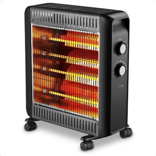 Life Cozy Quartz Heater 2200W με Θερμοστάτη Μήκος 540 Πλάτος180 Ύψος 580 (221-0193)