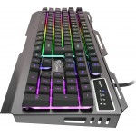GENESIS Rhod 420  NKG-1234 RGB keyboard USB US International Black 