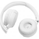 JBL Tune 510BT On-Ear Bluetooth Headphones w Earcup control White  (JBLT510BTWHTEU)