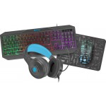 Fury Thunderstreak 3.0 Player Kit 4in1 Keyboard-Mouse -Mousepad-Headset  (NFU-1674)