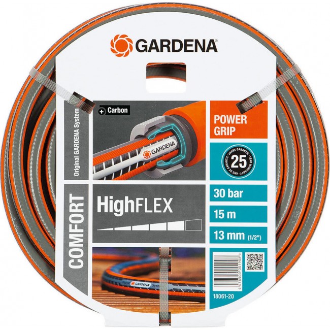 Comfort HighFlex Gardena Λάστιχo  Ø 13mm μήκους 20m