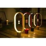 Allocacoc Heng Balance Lamp Ellipse Type C Λευκό Πορτατίφ  Με Διακόπτη Από Μαγνήτες DH0075WT/HBLEUC