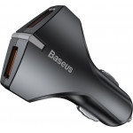 Baseus Small Rocket CO 331 Μαύρο Φορτιστής Aυτοκινήτου 2xUSB QC3.0 Quick Charge (CCALL-RK01)