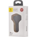 Baseus Small Rocket CO 331 Μαύρο Φορτιστής Aυτοκινήτου 2xUSB QC3.0 Quick Charge (CCALL-RK01)
