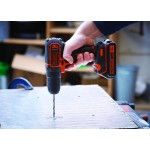 BLACK & DECKER BDCD18 Δραπανοκατσάβιδο 18V Με 1,5Ah Μπαταρία Kαι Φορτιστή