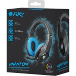 FURY NFU-1679 PHANTOM GAMING HEADSET BLACK-BLUE
