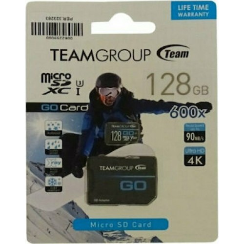 TEAM GROUP TGUSDX128GU303 MICRO SDXC - GO CARD SERIES 128GB (U3)
