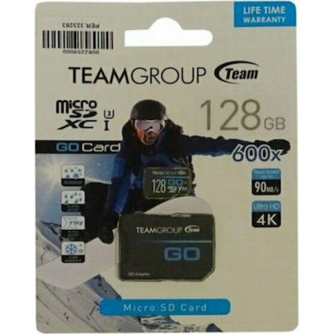 TEAM GROUP TGUSDX128GU303 MICRO SDXC - GO CARD SERIES 128GB (U3)