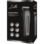 Life Durable Pro Κουρευτική Μηχανή, με Επαναφορτιζόμενη Μπαταρία Λιθίου και Τροφοδοσία Ρεύματος (221-0117)