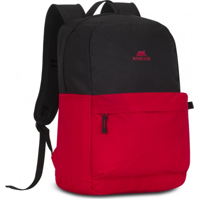 Rivacase Mestalla 5560 Μαύρη/Κόκκινη Τσάντα Πλάτης Για Laptop 15.6" - 20L
